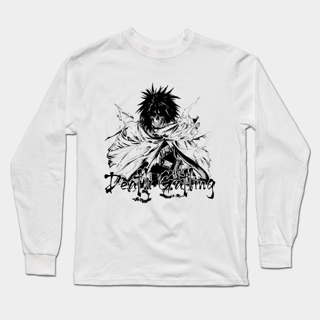 Death Gatling Long Sleeve T-Shirt by IamValkyrie